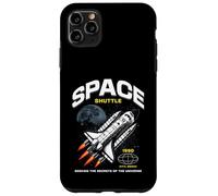 Custodia per iPhone 11 Pro Max Sci Fi Space Shuttle Alla ricerca dei segreti dell'universo 1990