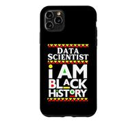 Custodia per iPhone 11 Pro Max Scienziato dei dati Melanina I Am Black History Working Mom Dad
