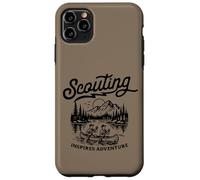 Custodia per iPhone 11 Pro Max Scouting Inspires Adventure Canoe Outdoors Retro Scouts