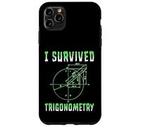 Custodia per iPhone 11 Pro Max Scuola di matematica di trigonometria divertente sono sopravvissuto