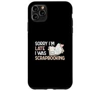 Custodia per iPhone 11 Pro Max Scusate il ritardo, stavo facendo scrapbooking Funny Scrapbook Crafters