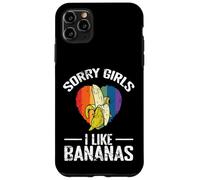 Custodia per iPhone 11 Pro Max Scusate Ragazze Mi Piacciono le Banane