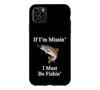 Custodia per iPhone 11 Pro Max Se mi manca devo pescare alla trota iridea, pesca a mosca