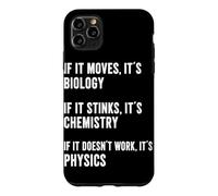 Custodia per iPhone 11 Pro Max Se si muove è biologia se puzza è chimica fisica