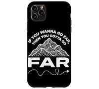 Custodia per iPhone 11 Pro Max Se vuoi andare lontano, allora devi andare lontano escursionismo montagna