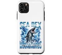 Custodia per iPhone 11 Pro Max Sea Rex Mosasaurus Ocean Predator Dinosaur Ragazzi