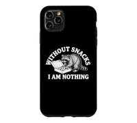 Custodia per iPhone 11 Pro Max Senza Snack I Am Nothing - Divertente Dicendo Ciambelle Procione Cibo