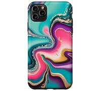 Custodia per iPhone 11 Pro Max Senza soluzione di continuità astratta vernice acrilica versare