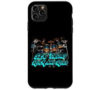 Custodia per iPhone 11 Pro Max Sex Drums Rock and Roll | Band Banda batterista