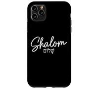 Custodia per iPhone 11 Pro Max Shalom ebraico ebreo israelita ebraico Israele