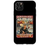 Custodia per iPhone 11 Pro Max Sideline Jiu Jitsu Coaching divertente BJJ Parent Coaching