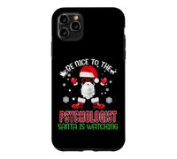Custodia per iPhone 11 Pro Max Sii gentile con lo psicologo che Babbo Natale sta guardando