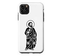 Custodia per iPhone 11 Pro Max Simbolo cattolico di San Simone Pietro