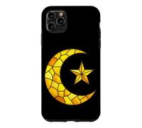 Custodia per iPhone 11 Pro Max Simbolo dell'Islam Vetro Colorato Islamico Religioso Musulmano