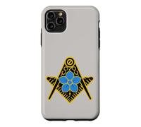 Custodia per iPhone 11 Pro Max Simbolo massonico non ti scordar di me