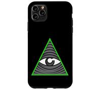 Custodia per iPhone 11 Pro Max Simbolo occulto della piramide dell'occhio che vede tutto