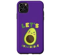 Custodia per iPhone 11 Pro Max Simpatico gioco di parole Let's Avocado Cuddle