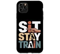 Custodia per iPhone 11 Pro Max Sit Stay Train Dog Obbedience Trainer
