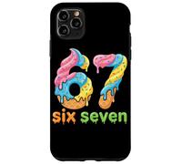 Custodia per iPhone 11 Pro Max Six Seven 67 Number Ice Cream Drip Meme 6 7 Kids boys Girls