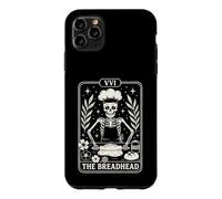 Custodia per iPhone 11 Pro Max Skeleton Baker Tarot Card Gothic Baking Lover Bread Maker