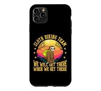 Custodia per iPhone 11 Pro Max Sloth Hiking Team Ci arriveremo quando ci arriveremo