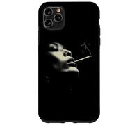 Custodia per iPhone 11 Pro Max Smoky Jazz Man Minimal Face Portrait Estetica