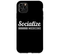 Custodia per iPhone 11 Pro Max Socialize Medicine Free Healthcare Is A Humanitarian Right