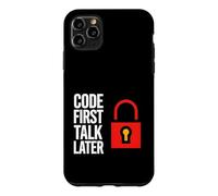 Custodia per iPhone 11 Pro Max Software Developer Code First Talk Later