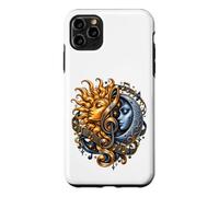 Custodia per iPhone 11 Pro Max Sole & Luna Musicista & Musica Chiave Violino Chitarrista