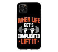 Custodia per iPhone 11 Pro Max Sollevamento bilanciere quando la vita diventa complicata sollevarlo Deadlifting