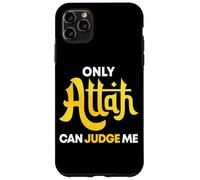 Custodia per iPhone 11 Pro Max Solo Allah può giudicarmi Arte islamica Musulmano Eid Mubarak