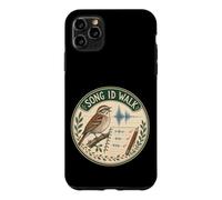 Custodia per iPhone 11 Pro Max SONG ID WALK Riconoscimento dei canti degli uccelli