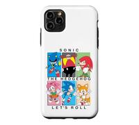 Custodia per iPhone 11 Pro Max Sonic the Hedgehog Character Portrait Let's Roll