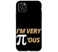 Custodia per iPhone 11 Pro Max Sono Molto Pious Divertente 3.14 Pi Day Matematica Fan Studente Insegnante