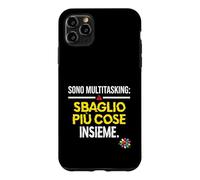 Custodia per iPhone 11 Pro Max "Sono Multitasking" Divertente Lavoro Ufficio: Sbaglio