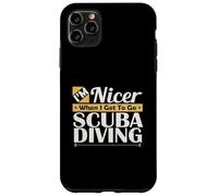 Custodia per iPhone 11 Pro Max Sono più bello quando arrivo ad andare Immersioni subacquee Attività fisiche