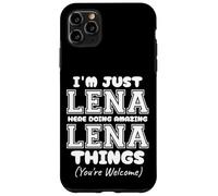 Custodia per iPhone 11 Pro Max Sono solo Lena qui a fare cose fantastiche di Lena