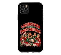 Custodia per iPhone 11 Pro Max Sono sopravvissuto ad un altro Natale in famiglia Funny Men