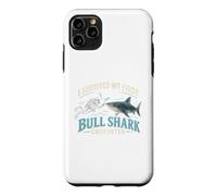 Custodia per iPhone 11 Pro Max Sono sopravvissuto al mio primo incontro con lo squalo toro