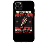 Custodia per iPhone 11 Pro Max Sono sopravvissuto all"arresto cardiaco di attacco cardiaco di Widow Maker