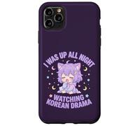 Custodia per iPhone 11 Pro Max Sono stato sveglio tutta la notte a guardare un dramma coreano