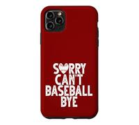 Custodia per iPhone 11 Pro Max Sorry Can't Baseball Bye