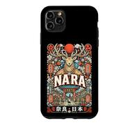 Custodia per iPhone 11 Pro Max Souvenir di viaggio in Giappone, Nara Deer Park Spirit Heritage
