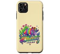 Custodia per iPhone 11 Pro Max Souvenir retrò anni '80 Arcobaleno Armadillo Cowboy Dallas Texas
