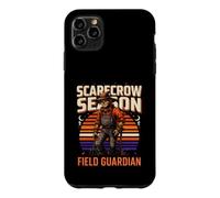 Custodia per iPhone 11 Pro Max Spaventapasseri Stagione Field Guardian Halloween Horror