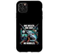 Custodia per iPhone 11 Pro Max Spearfishing One Breath One Shot No Bubbles Diver