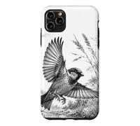 Custodia per iPhone 11 Pro Max Spetebo volante disegnato con arte in natura