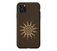 Custodia per iPhone 11 Pro Max Spiral Sun Fairy Grunge Hippie Goblin Earthy Graphic