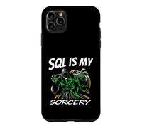Custodia per iPhone 11 Pro Max SQL Developer Sorcery Funny Database Admin Programmer