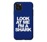 Custodia per iPhone 11 Pro Max Squalo di Halloween Guardami Sono uno Squalo